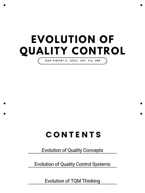 dtqmp|evolution of quality control.